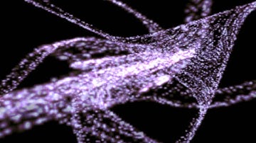 Thomas Strange Attractor driven by Bach