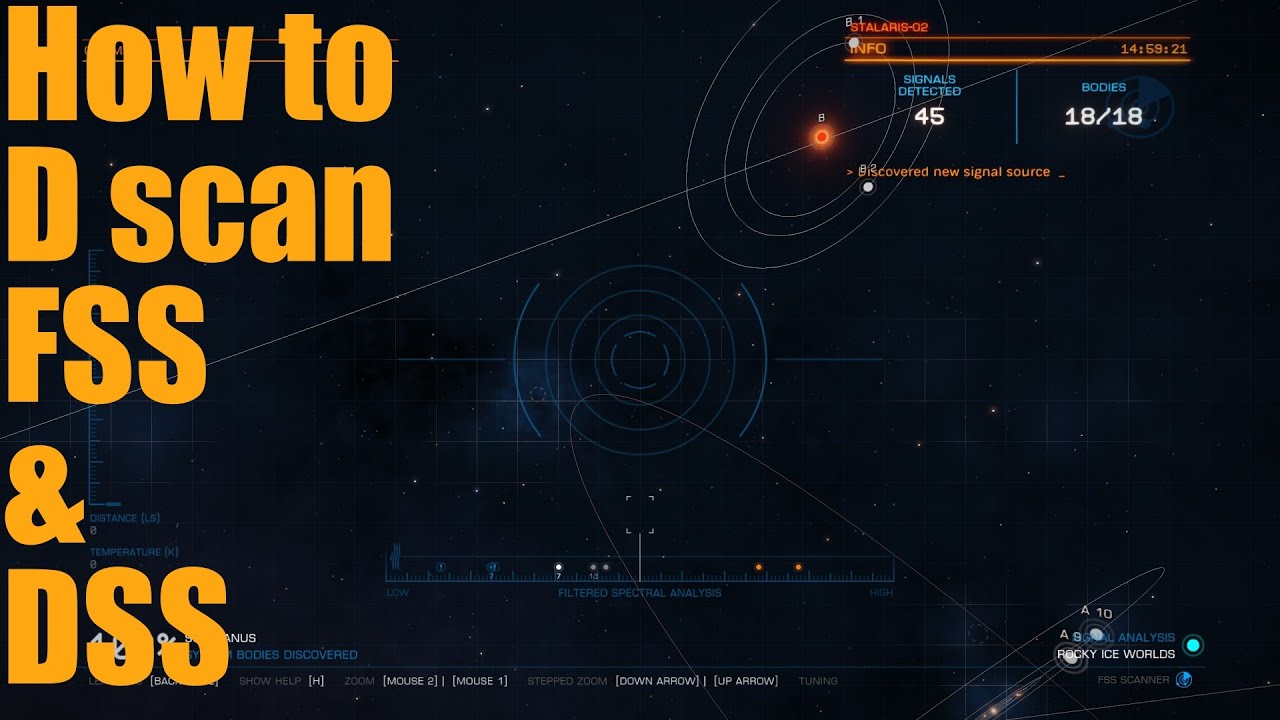 Elite Dangerous How To D Scan Fss And Dss Youtube