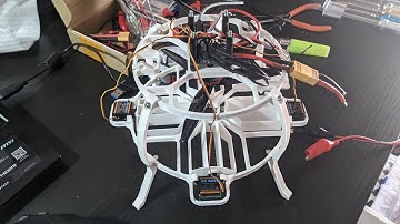 UAV SingleCopter BALL - 2021/05/30 - First test
