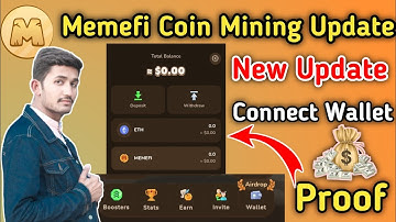MemeFi Big Update App || MemeFi Wallet Connect || MemeFi Mining Update, New Crypto Mining Airdrod