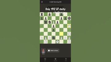 Day 192 of daily challenge #chessandcheckers #chess #gm #playchess #games #chesscom #chessgame