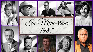 In Memoriam 1987: Famous Faces We Lost in 1987
