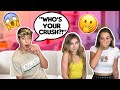 Asking Girls AWKWARD Questions To See Their REACTION *CRUSH EXPOSED* | Walker Bryant