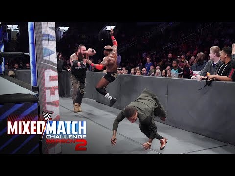 Strowman and Moon take their attack outside the ring on WWE MMC