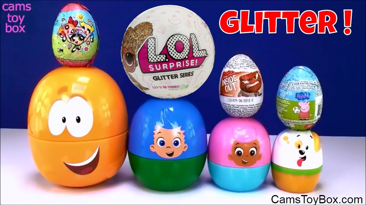 Toy Surprises Bubble Guppies Stacking Cups LOL Glitter Surprizamals 5 Toy surprises bubble guppies stacking cups lol glitter surprizamals 5