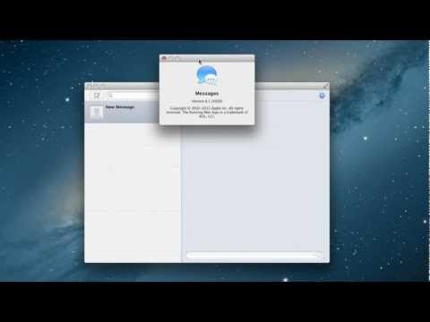 Preview OS X Mountain Lion - Mensajes