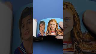 If Stranger Things Steve & Max Played Tiktok FlipBook #strangerthings #flipbook #shorts