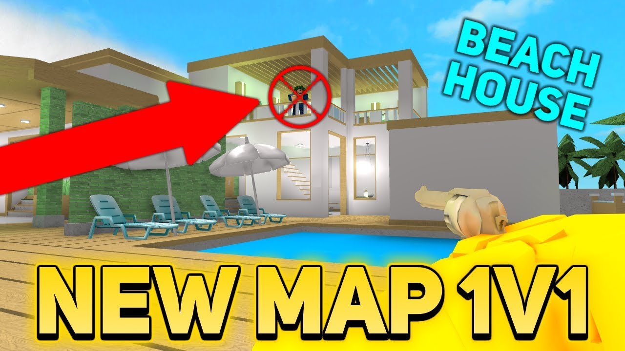 Sheriff 1v1 New Beach House Map Youtube