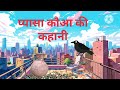 The thirsty crow। प्यासा कौआ । प्यासा कौवा की कहानी। Piyasa kauwa ki Kahani। stories in Hindi।kahani