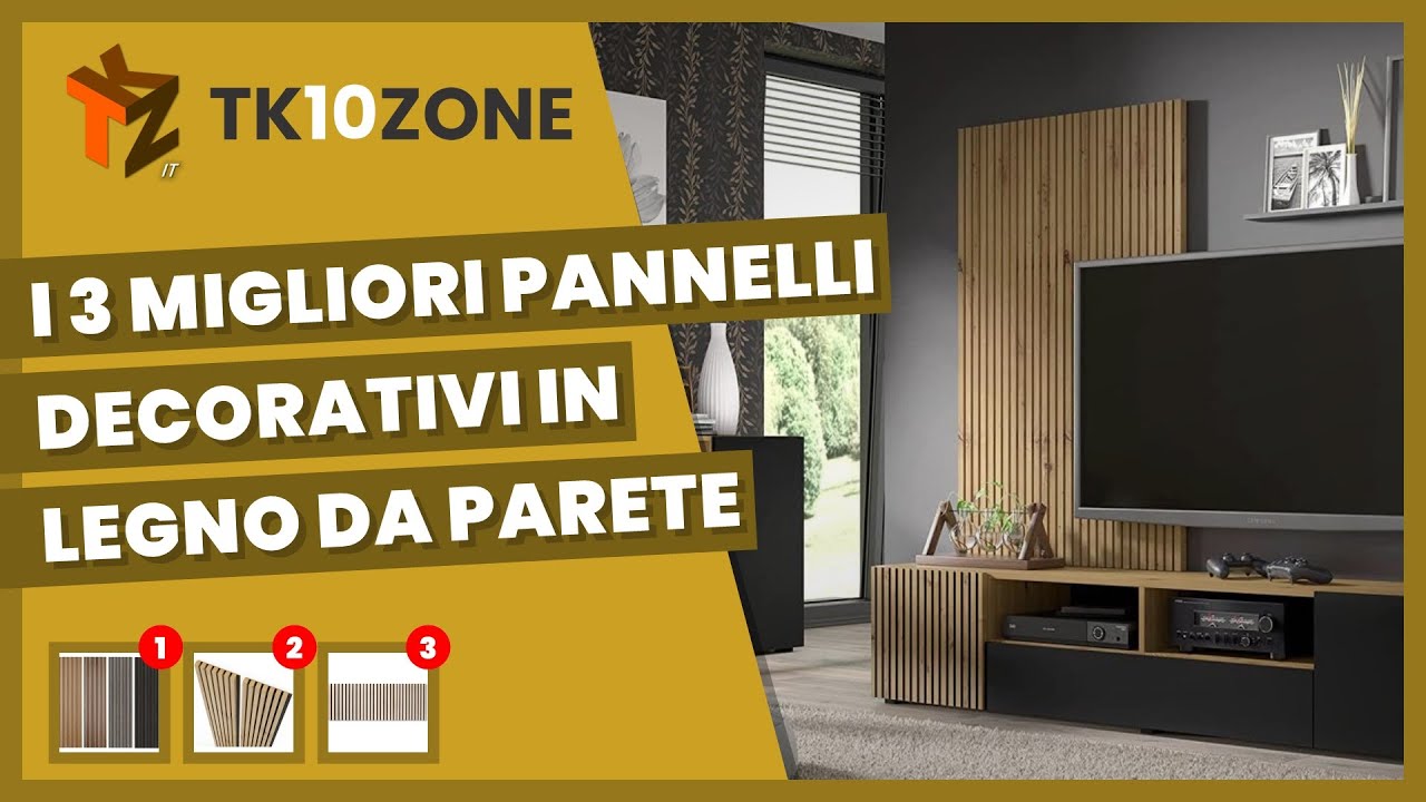 I 3 migliori pannelli decorativi in legno da parete 