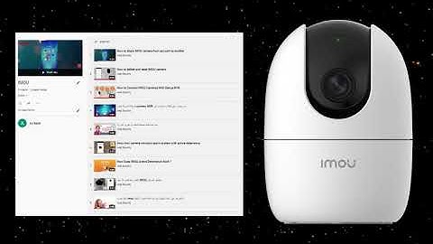 IMOU Camera Recording On Memory Card Setting