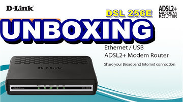 UNBOXING D-LINK ADSL 526E