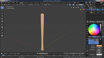 Beginner Blender 3D Modelling Series: Baseball bat creation