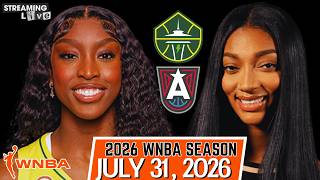 (LIVE) Angel Reese vs Flau’jae Johnson | Seattle Storm vs Atlanta Dream WNBA Live Stream