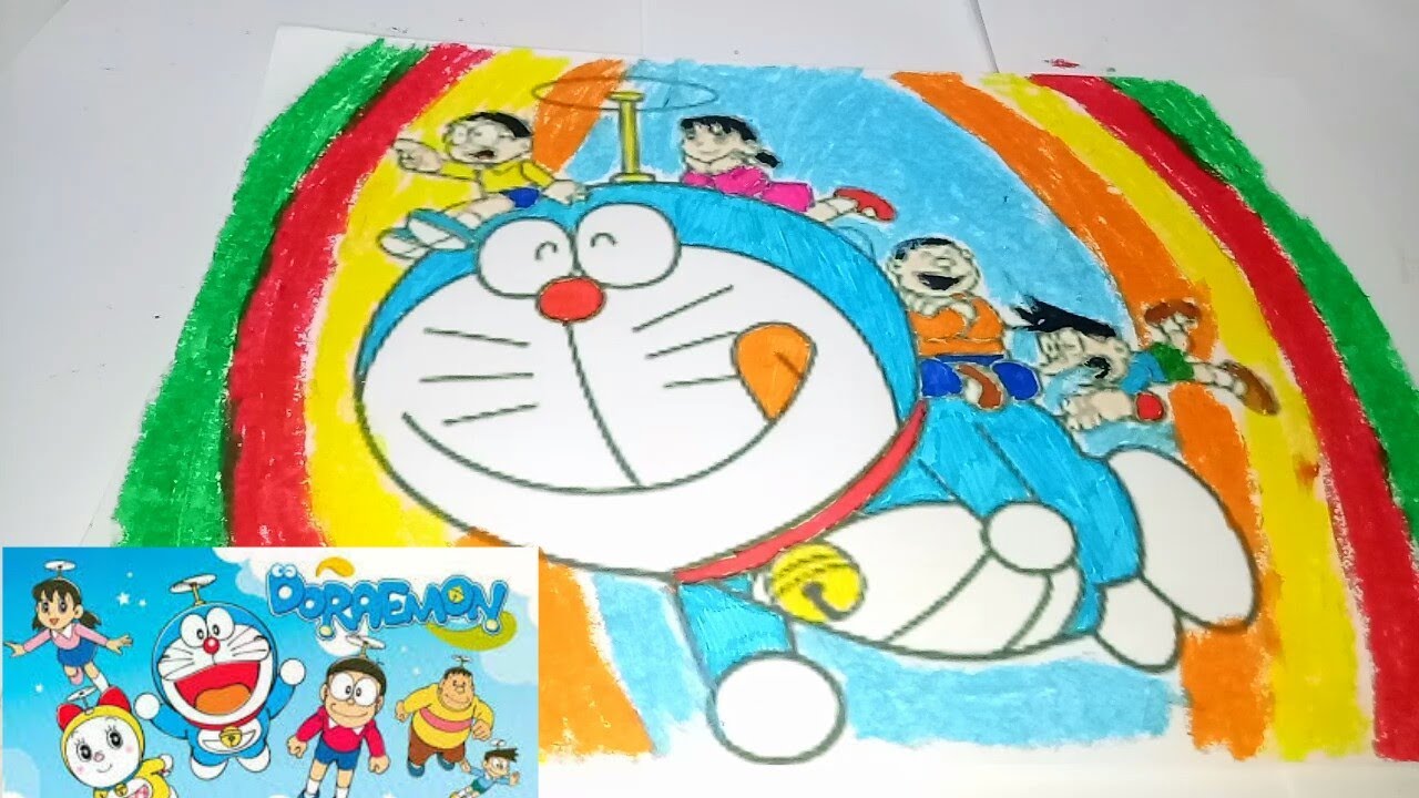 Yukkmewarnai Si Imut Doraemon Youtube