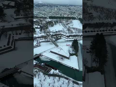 雪の五稜郭