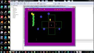 AppGameKit Snake game: Onscreen control example.