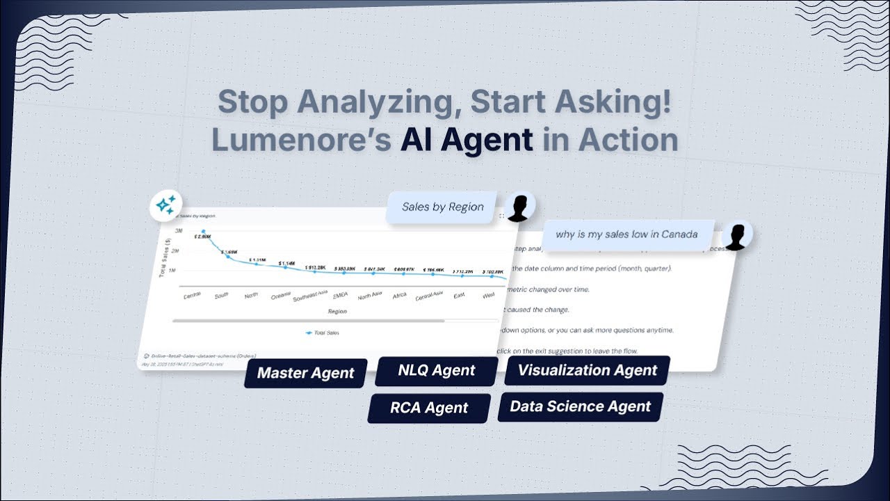 Data Analysis Made Easy with AI Agents | Lumenore Ask Me - YouTube