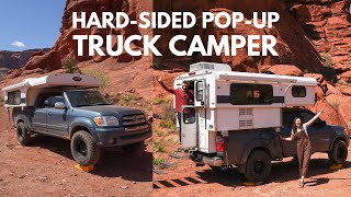 HARD-SIDED POP-UP TRUCK CAMPER TOUR - Why aren't more people talking about these?! (2019 Alaskan 7') by The Adventure Addicts | Zoe & Kelby 31,744 views 1 month ago 12 minutes, 56 seconds