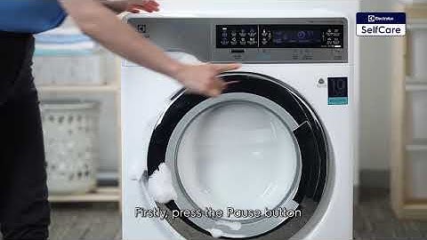 How to Fix Overflowing Detergent Bubble in your Front Load Washing Machine? | Electrolux SG
