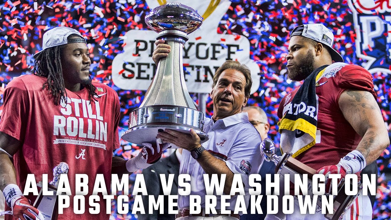 Postgame Report: College Football Playoff Semifinal - YouTube