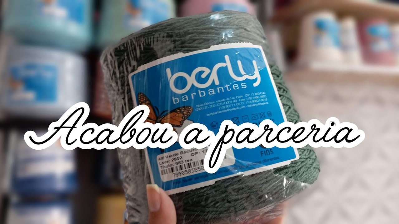 💣 É o fim da nossa parceria e agora ainda vou usar os barbante Berly? Será que recomendo?