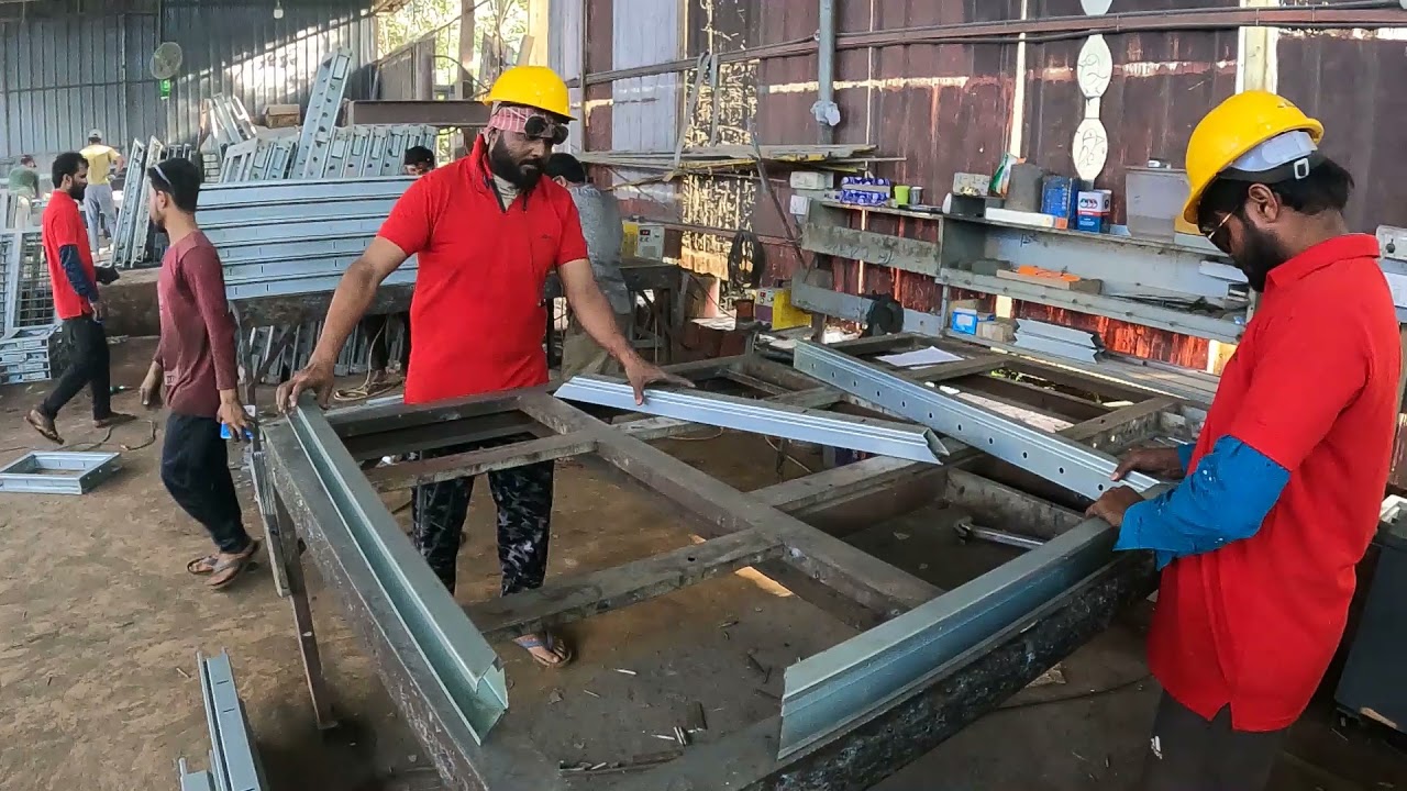 Steel window manufacturing  |  ഇരുമ്പ് ജനൽ നിർമിക്കുന്നതെങ്ങനെ ?  |  Loha steels factory