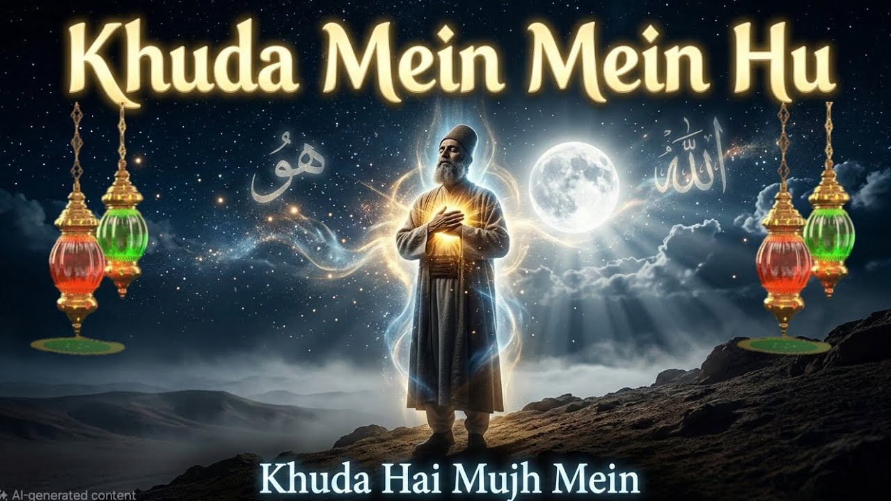 Khuda Mein Mein Hu Khuda Hai Mujh Mein | SufiKalam | Sufiyanakalam 