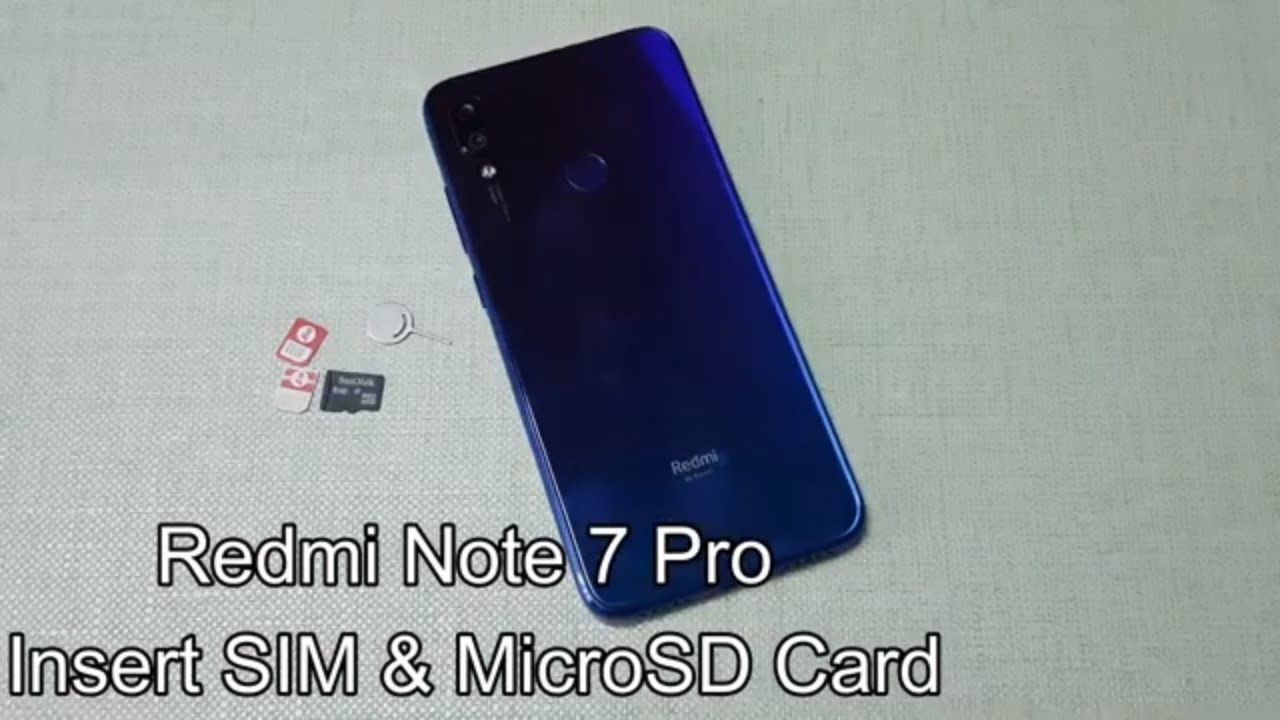 Xiaomi Redmi Note 7 Microsd