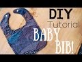 MAKE YOUR OWN BABY BIBS! [DIY TUTORIAL]