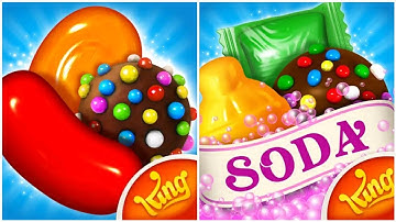 Candy Crush Vs Candy Crush Saga - Gameplay Walkthrough Part 1 - Android, iOS Mobile Video Game