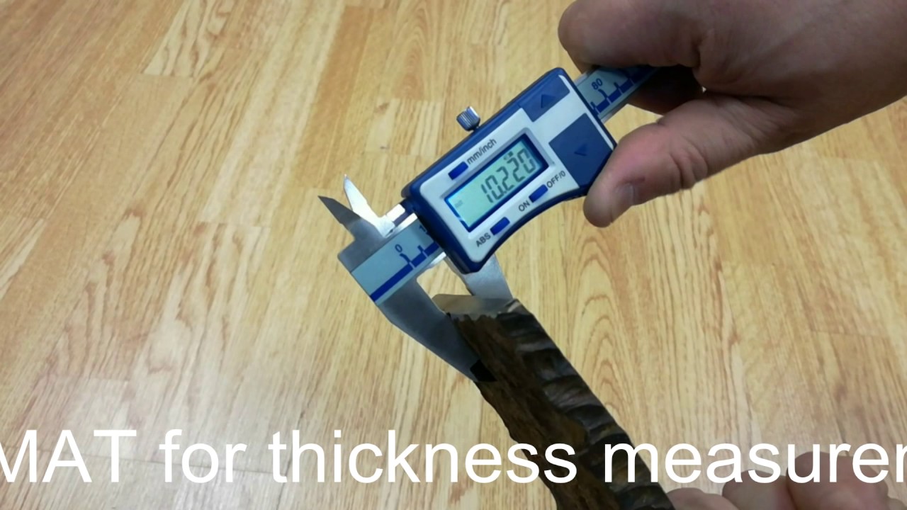 How to use the thickness gauge EM2210 noncontact Pocketsize device