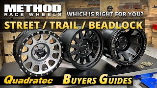 Method Race Wheels Buyers Guide: Street Series, Trail Series & Beadlock Wheels