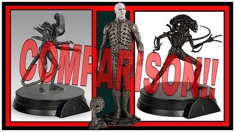🔴 Alien - Aliens - Prometheus Statue Comparison - RaddTitan