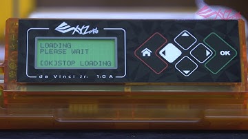 da Vinci Jr. 1.0A - First-time Printing & XYZware Introduction