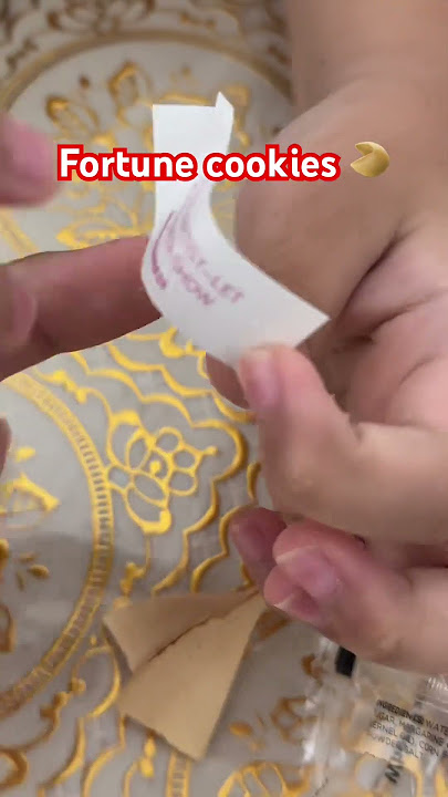 Fortune cookies 🥠 #pandaexpress #fortunecookies #shorts