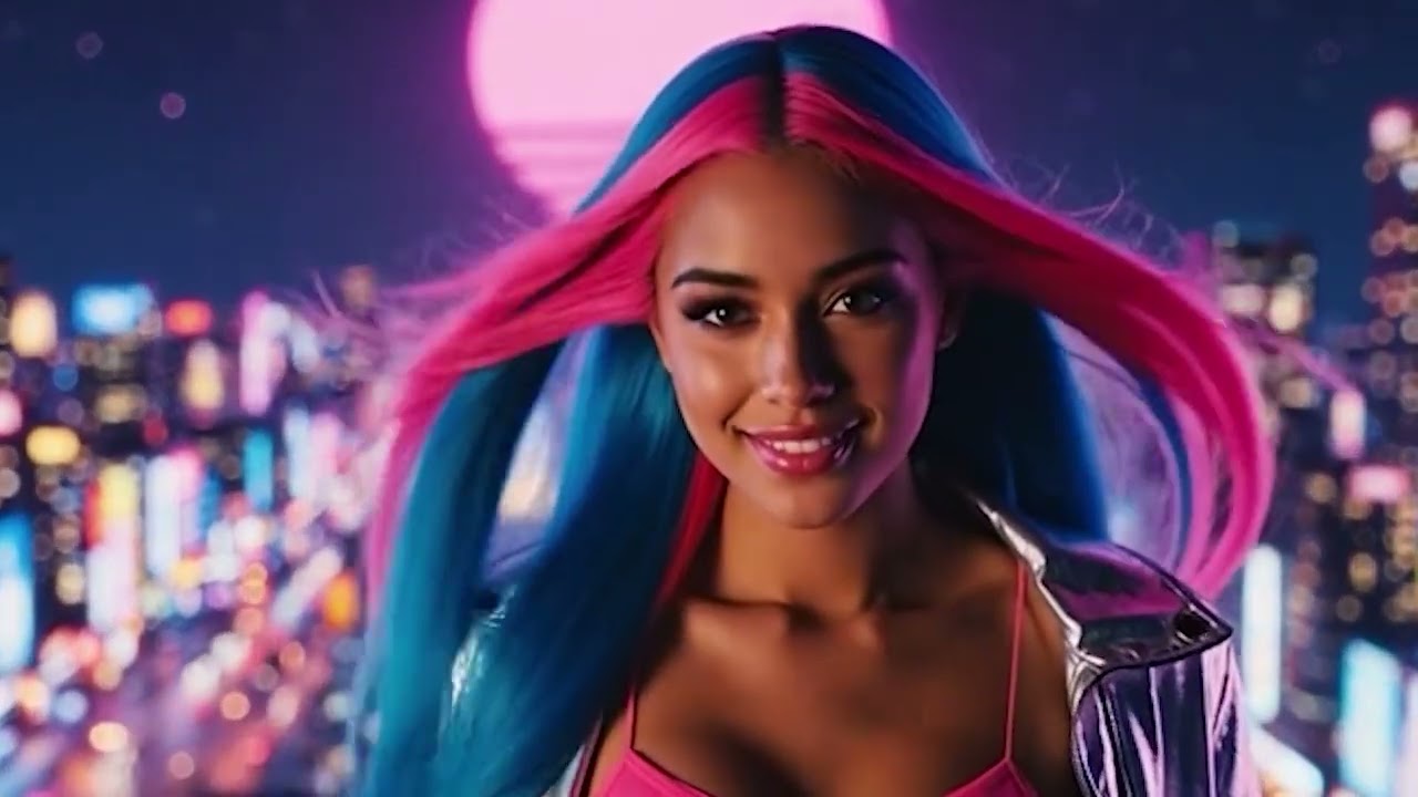 Milky - Be My World (Synthwave AI Cover)