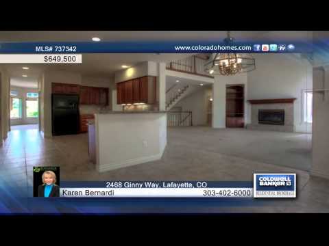 2468 Ginny Way, Lafayette, CO home video tour