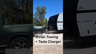 Rivian R1T Owner Towed a 30-Foot Camper, Says a Free Tesla Charger Changed Everything. Torque News