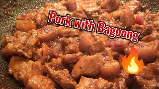 Pork binagoongan