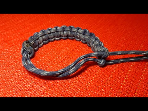 Как да си изплетем паракорд гривна със и без закопчалка.Paracord bracelet with/without buckle.