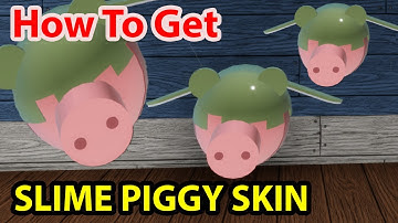 How To Get SLIME PIGGY BEE Skin Badge Morph In PIGGY RP INFECTION All Location Roblox