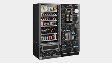 Unicum Rosso TO GO coffee machine with additional Foodbox 3d model