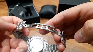 How To Open Hugo Boss Watch Strap (double/butterfly clasp) &amp; Unboxing!