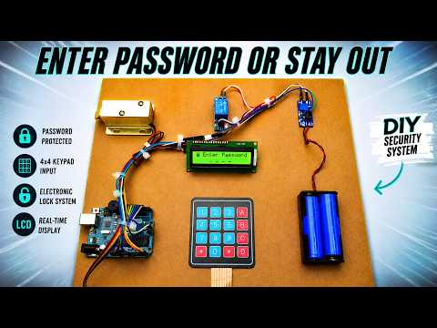 I built a Password Door Lock using Arduino — and it's perfect for beginners!