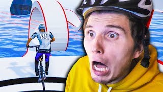 Der NINJA WARRIOR Fahrrad LOOPING! | Fahrrad Simulator
