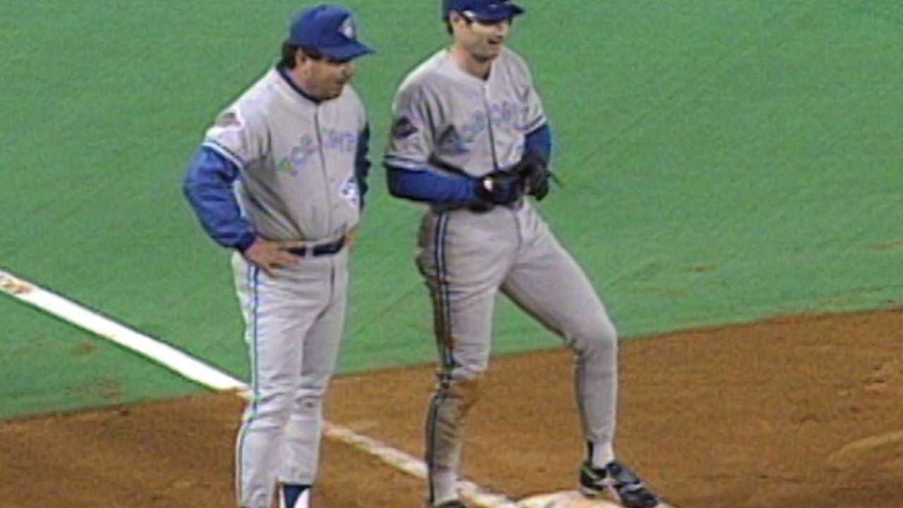 MAJESTIC  TOM HENKE Toronto Blue Jays 1987 Cooperstown Baseball