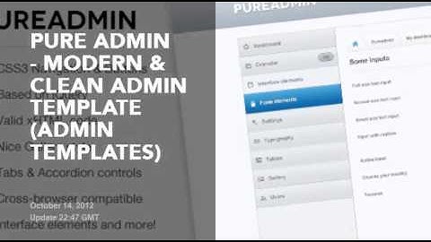 Premium Admin Site Templates