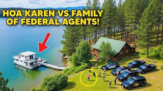 HOA Sent ＂Cops＂ to ARREST Me as I Floated My Ranch Boat on My Lake — Too Bad My Family's in the