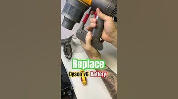 Dyson vacuum battery replacement #dyson #dysonv6 #battery #diy